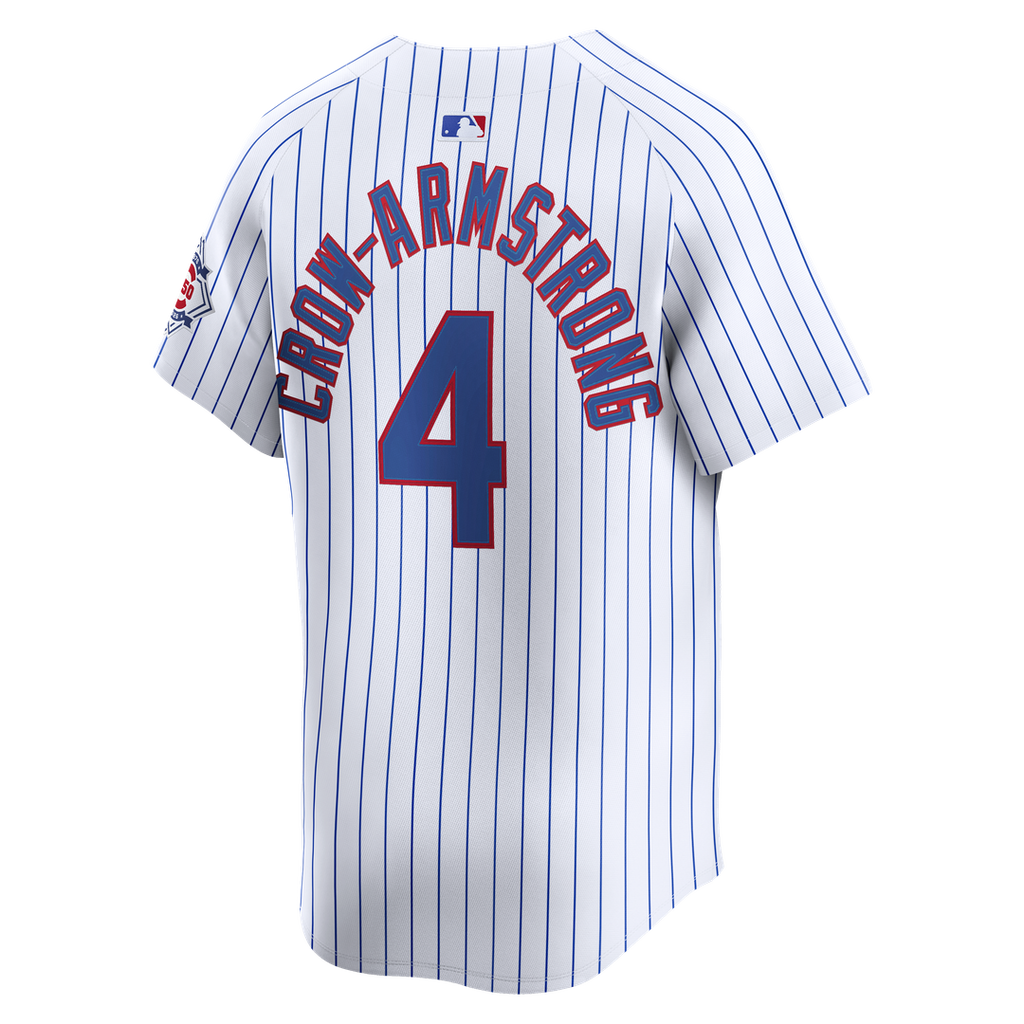 Chicago Cubs Pete Crow-Armstrong Nike White 150th Anniversary Limited Jersey