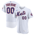 New York Mets Nike White Home Authentic Custom Jersey
