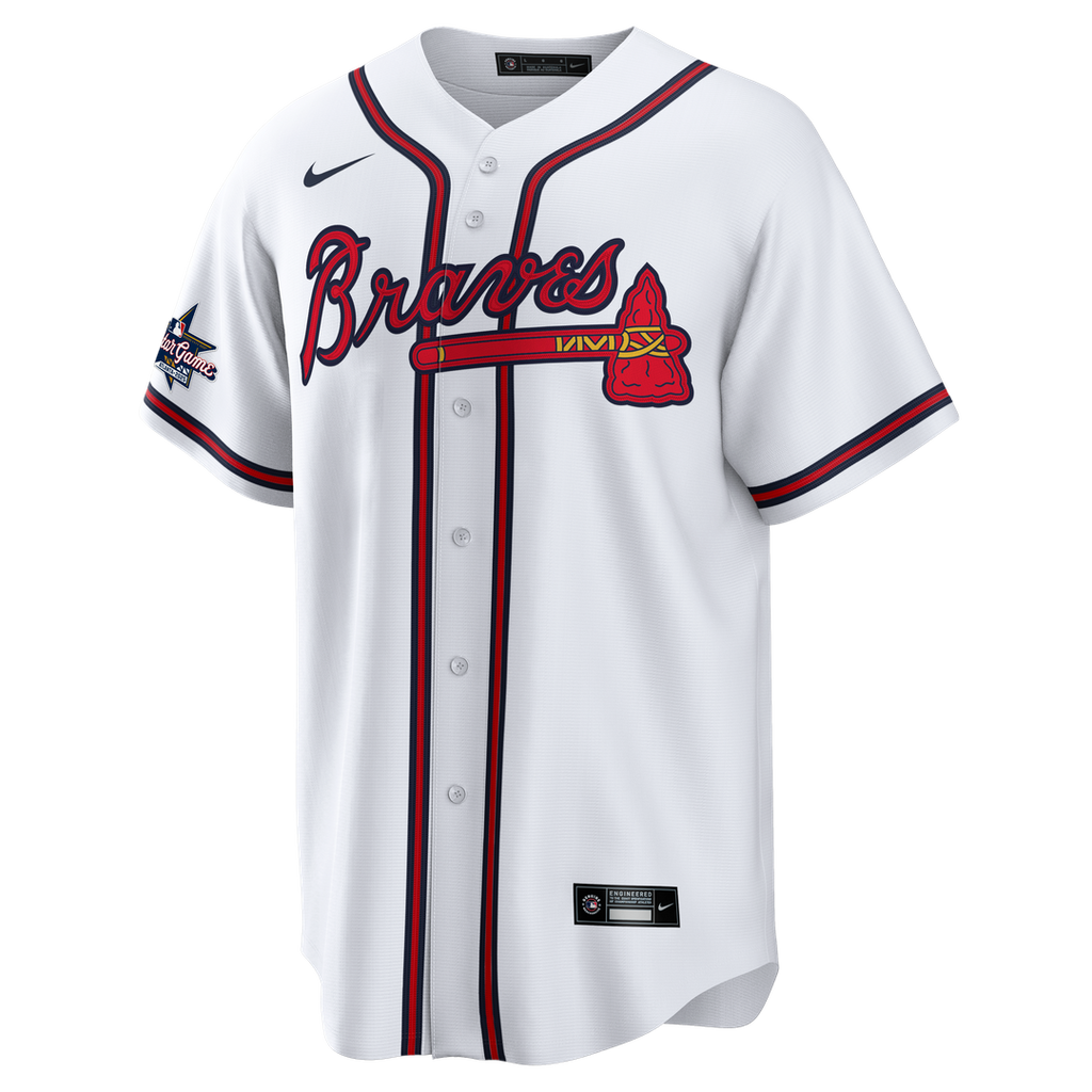 Atlanta Braves Nike White Home Replica Team Jersey