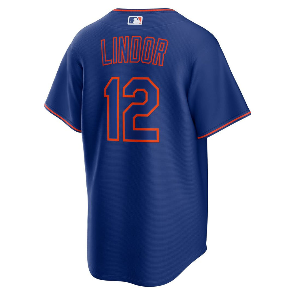 New York Mets Francisco Lindor Nike Gray Road Replica Jersey