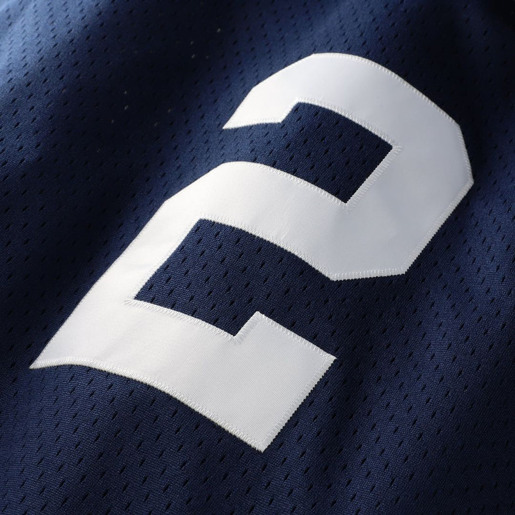 New York Yankees Derek Jeter Mitchell & Ness Navy Cooperstown Collection Mesh Batting Practice Button-Up Jersey