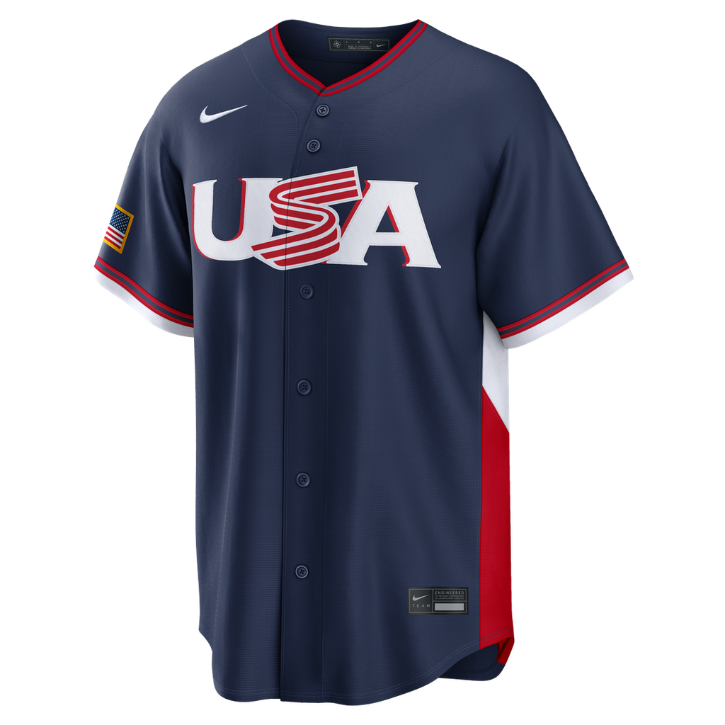 USA Baseball Alex Bregman Nike White 2026 World Baseball Classic Home Stadium Jersey