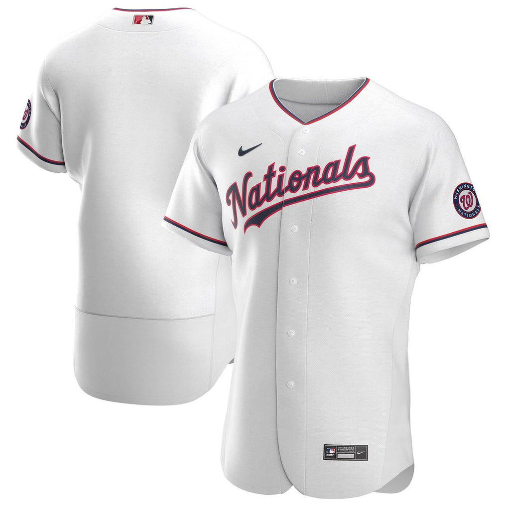 Washington Nationals Nike White Alternate Authentic Team Jersey