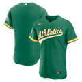 Athletics Nike Green Alternate Sponsor Patch Authentic Jersey