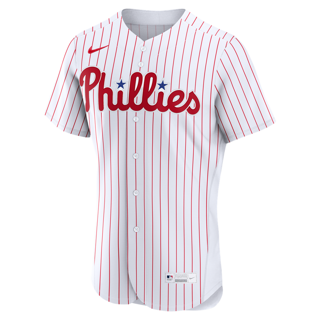 Philadelphia Phillies Nike White Home Authentic Custom Jersey