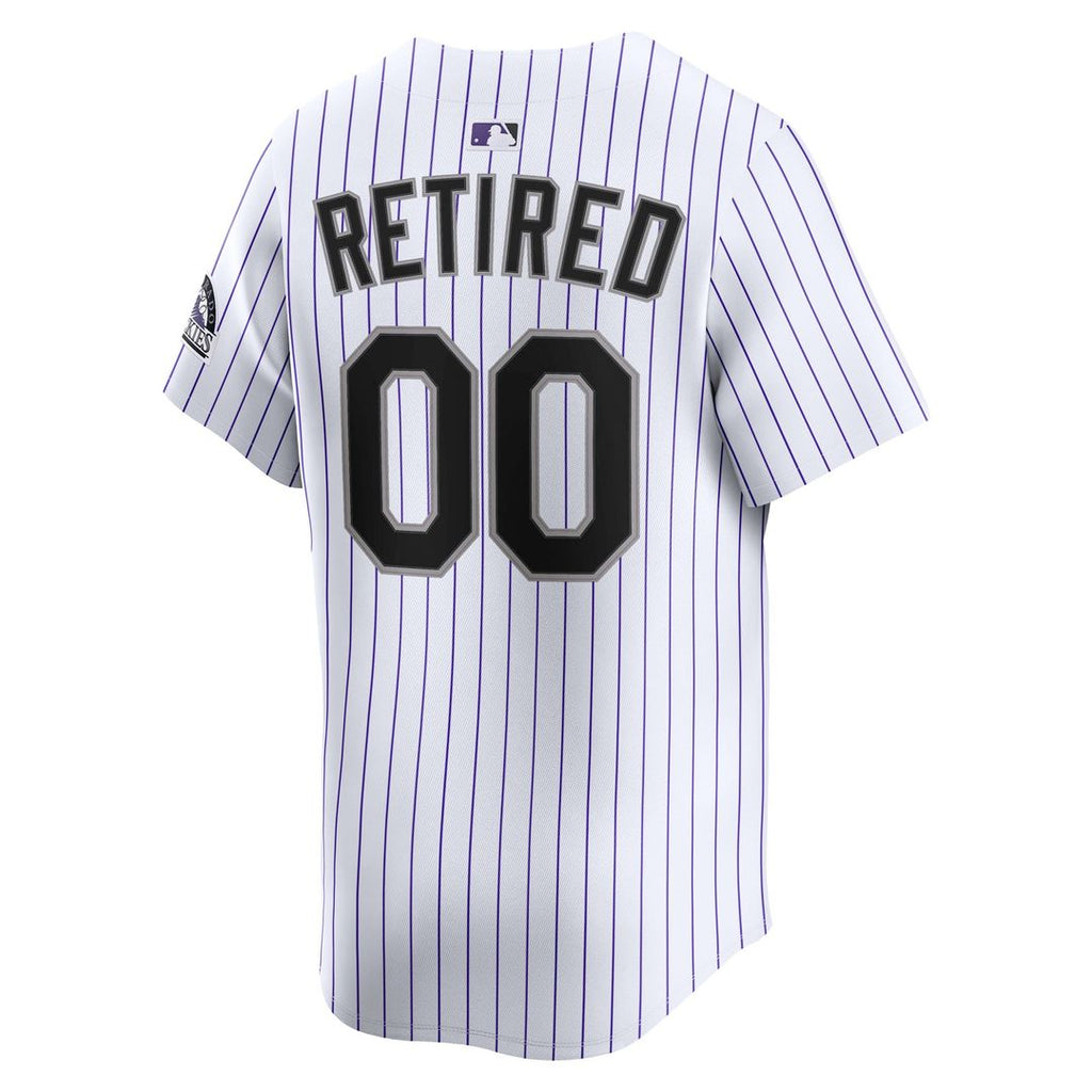 Colorado Rockies Nike White Home Limited Pick-A-Player Retired Roster Jersey