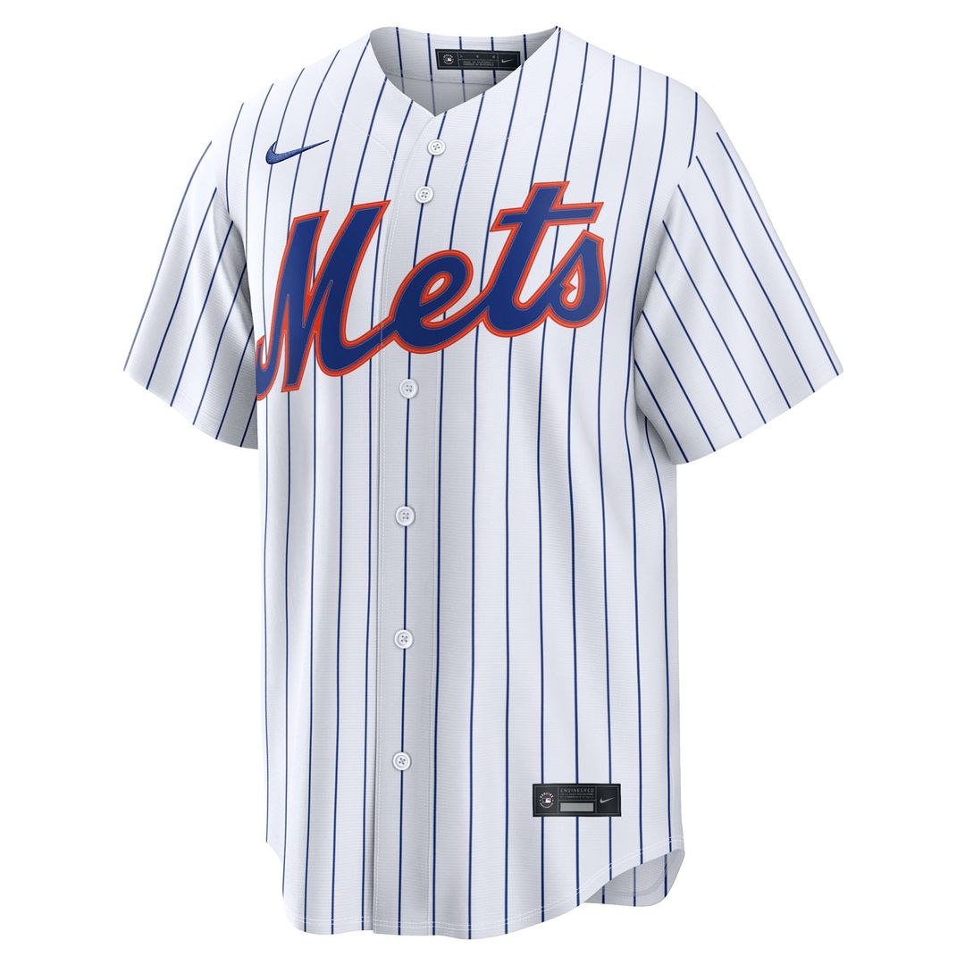 New York Mets Jefry Yan Nike White Home Replica Jersey