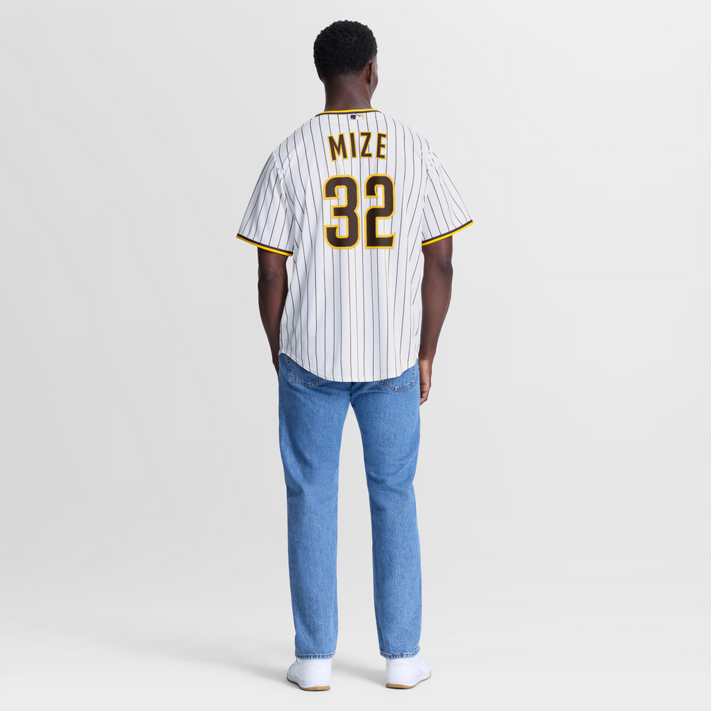 San Diego Padres Casey Mize Nike White Home Replica Jersey