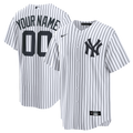 New York Yankees Nike White Home Stadium Custom Jersey