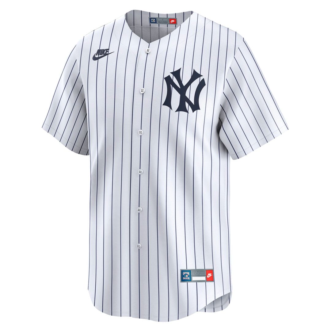 New York Yankees Yogi Berra Nike White Cooperstown Collection Limited Jersey