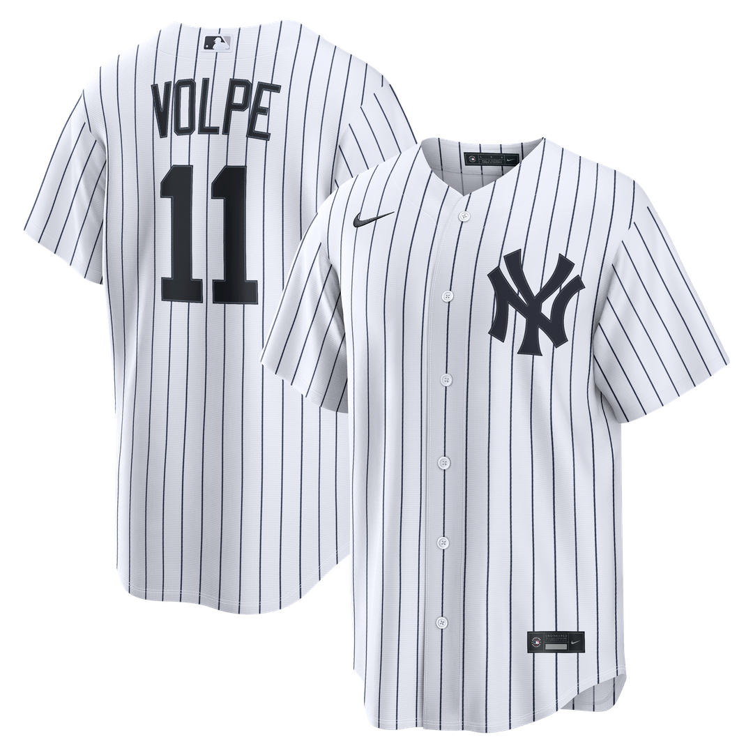 New York Yankees Anthony Volpe Nike White Home Replica Jersey