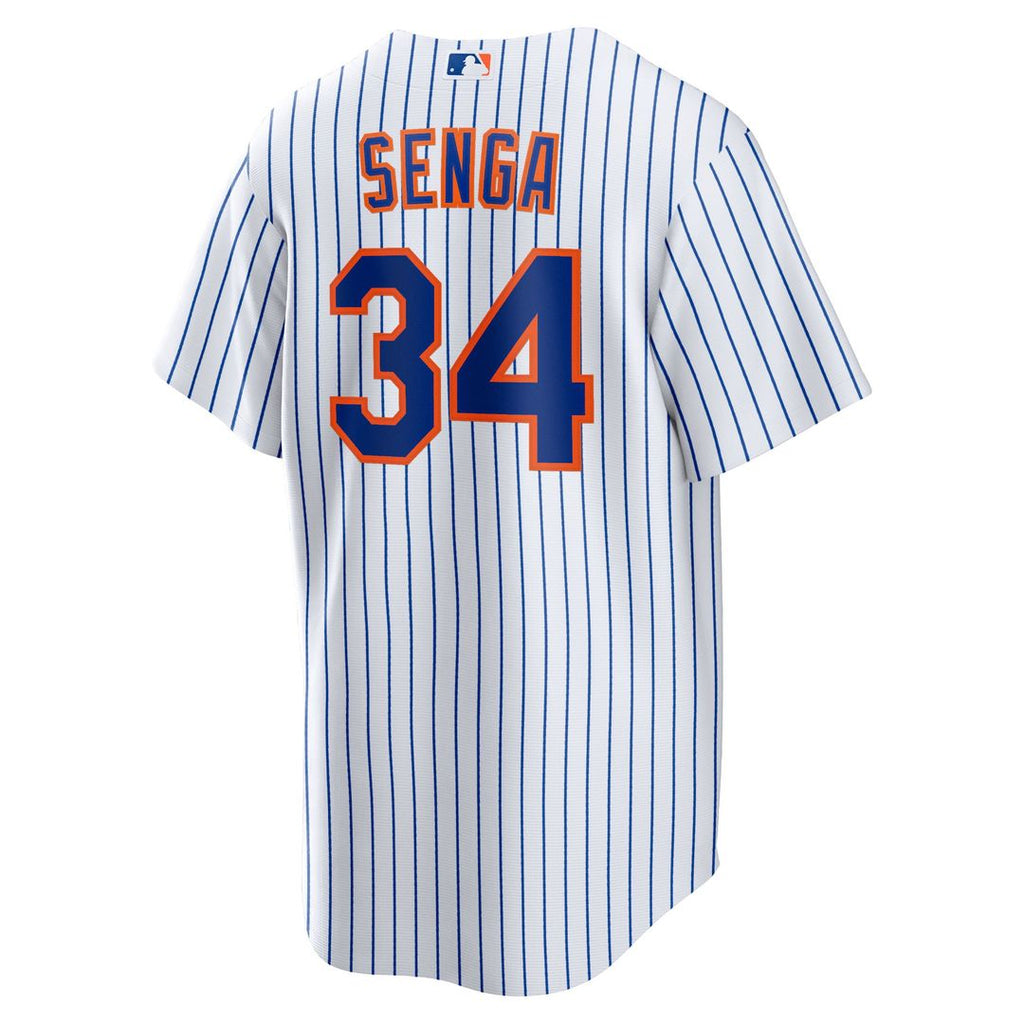 New York Mets Kodai Senga Nike White/Royal Home Replica Player Jersey