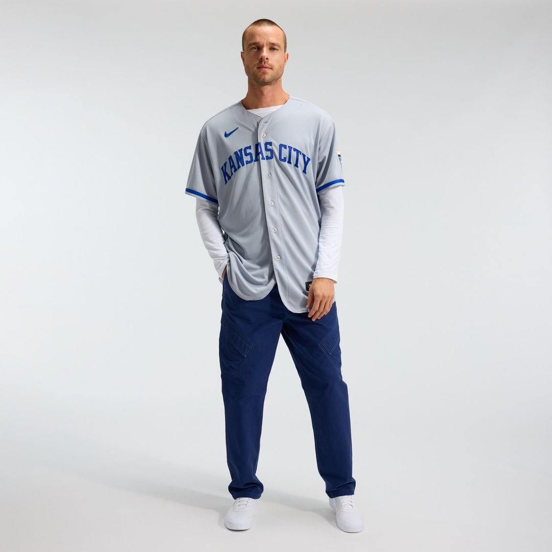 Kansas City Royals Nike Gray 2022 Road Authentic Jersey