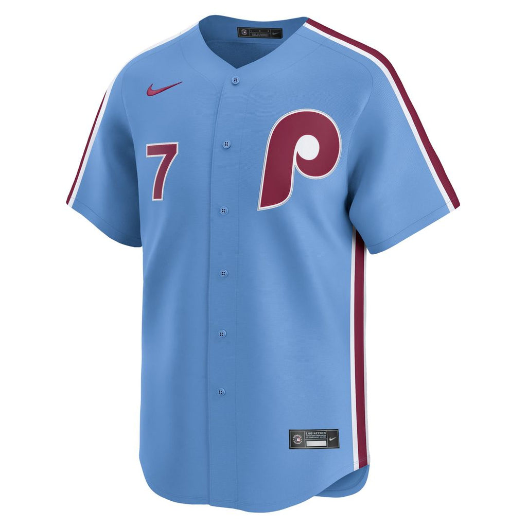 Philadelphia Phillies Trea Turner Nike White Home Limited Player Jersey