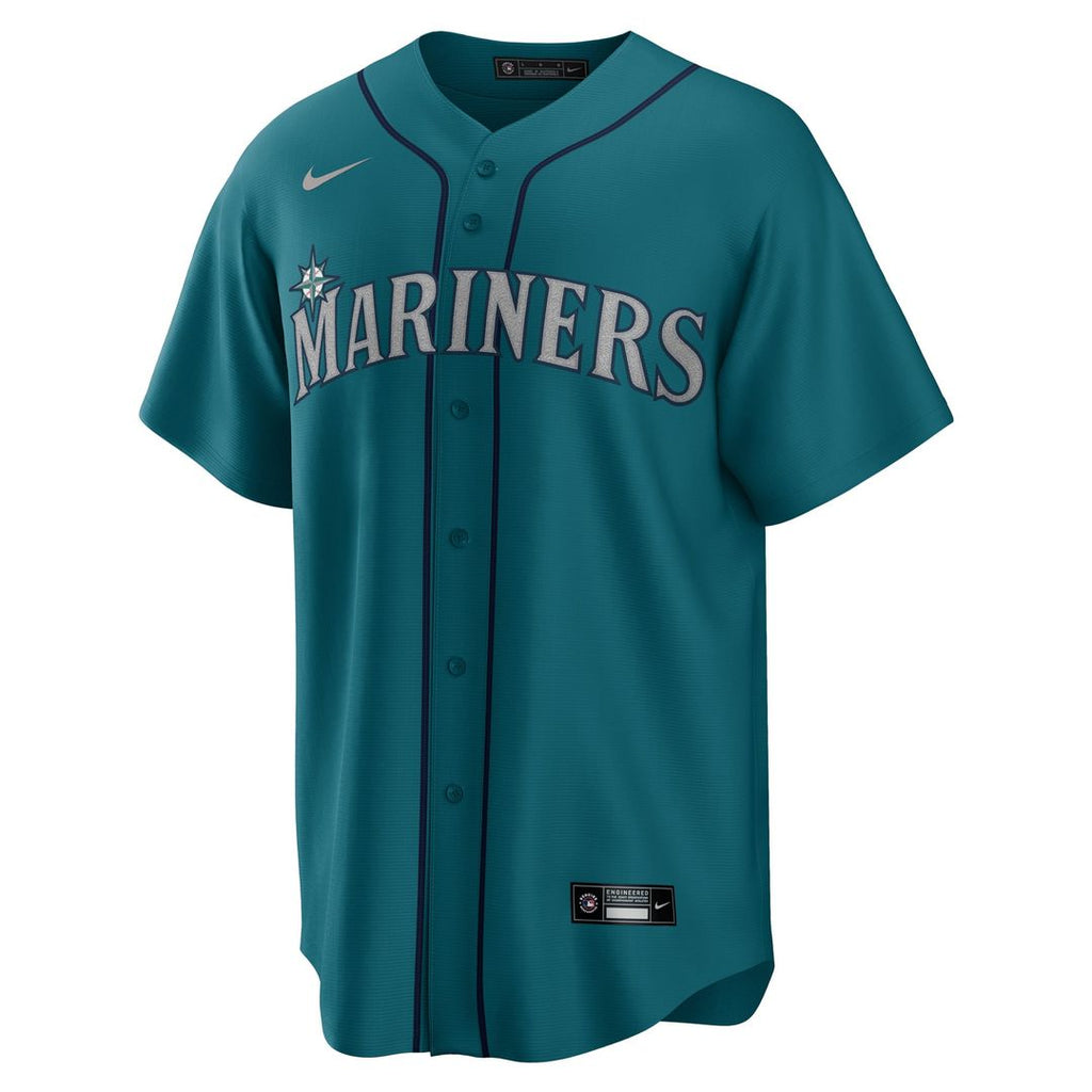Seattle Mariners Julio Rodríguez Nike Teal Official Replica Player Jersey