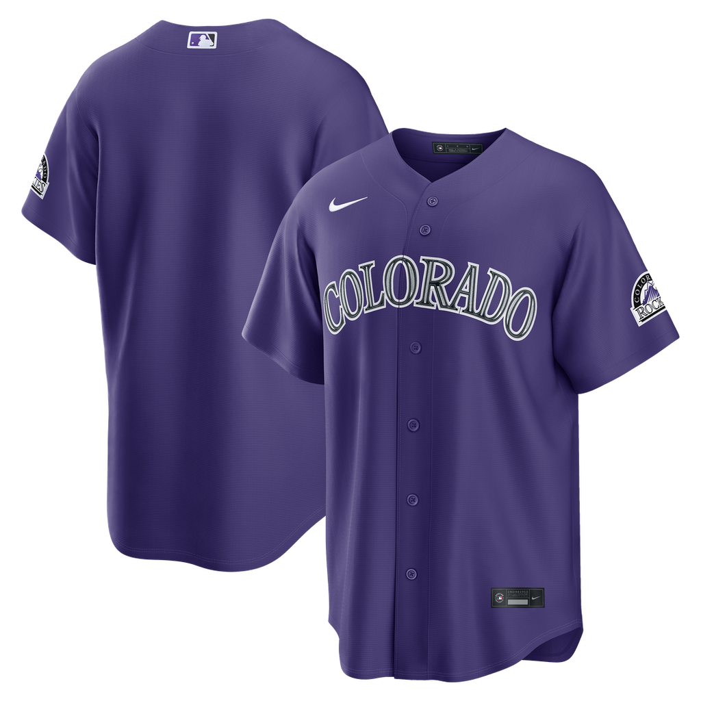 Colorado Rockies Nike Purple Alternate Stadium Jersey