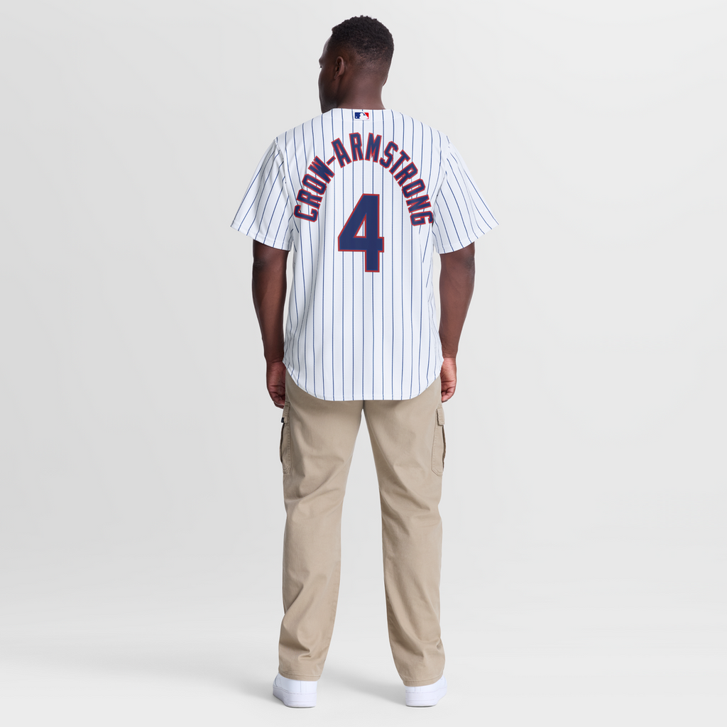 Chicago Cubs Pete Crow-Armstrong Nike White Home Replica Jersey