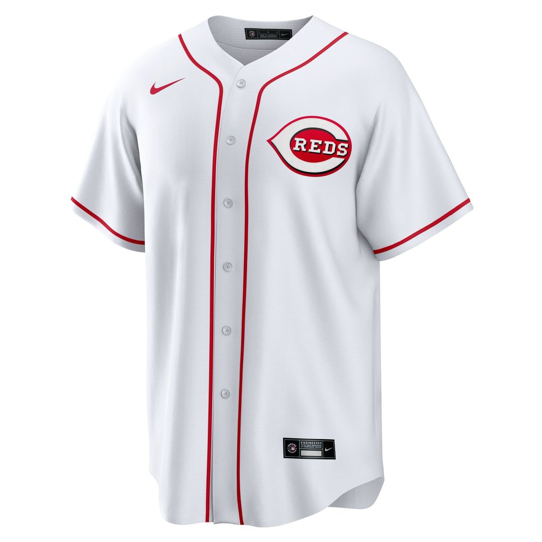 Cincinnati Reds Nike White Home Blank Replica Jersey