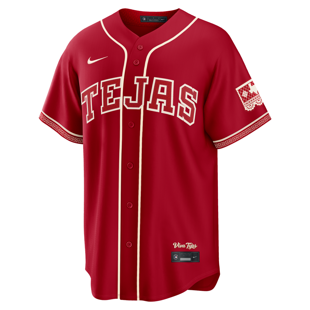 Texas Rangers Joc Pederson Nike Red 2026 City Connect Stadium Jersey