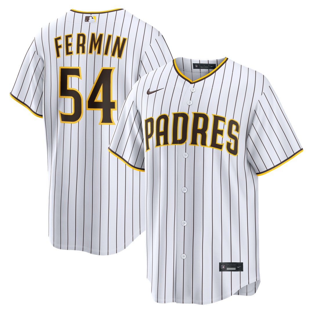 San Diego Padres Freddy Fermin Nike White Home Replica Jersey