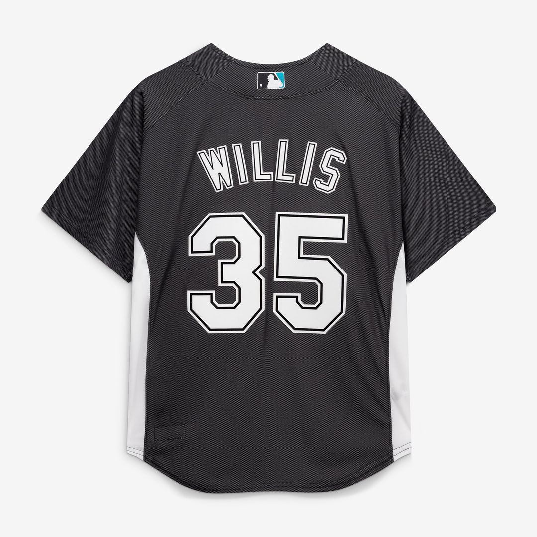 Florida Marlins Dontrelle Willis Mitchell & Ness Black Authentic Batting Practice Jersey