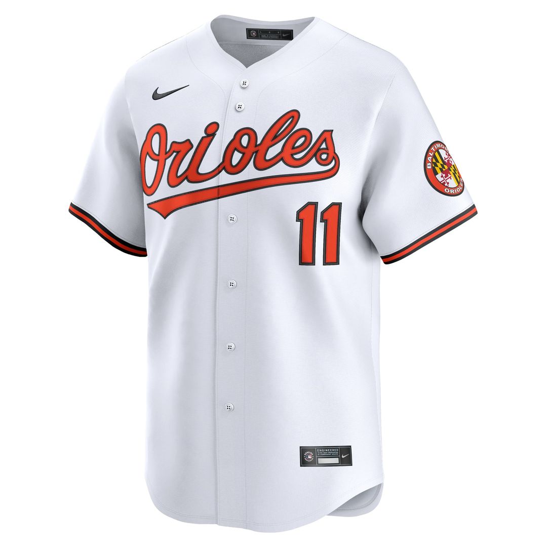 Baltimore Orioles Jordan Westburg Nike White Home Limited Player Jersey